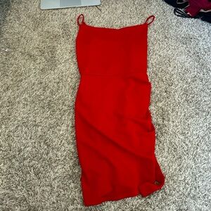 Red dress